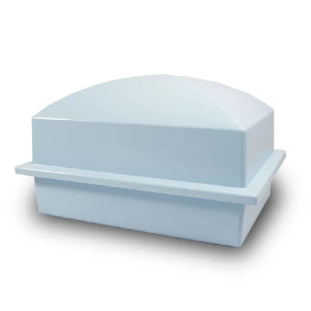 Light Blue Cremation Urn Vault