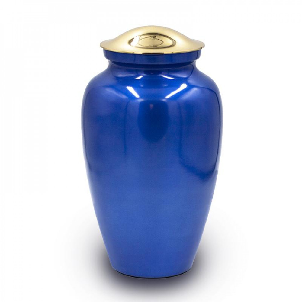 Max. Wt. Up to 200 lbs. Ocean Blue Cremation Urn