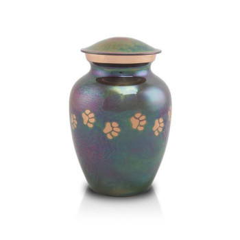 Pet’s Max. Wt. Up to 40 lbs. Raku Pet Cremation Urn