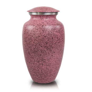 Max. Wt. Up to 200 lbs. Two-Tone Pink Classic Cremation Urn