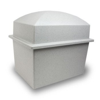 Double Granite Finish Cremation Urn Vault