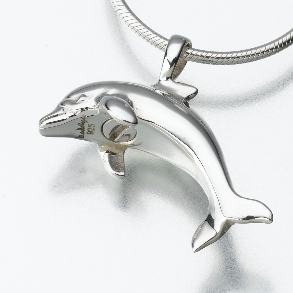 Sterling Silver Dolphin Keepsake Pendant