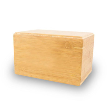 Max. Wt. Up to 200 lbs. Sustainable Bamboo Cremation Urn