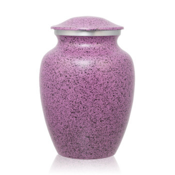 Max. Wt. Up to 85 lbs. Two-Tone Lilac Cremation Urn