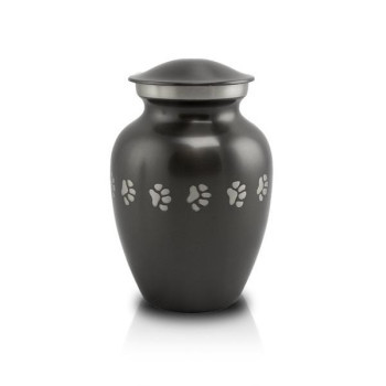 Pet’s Max. Wt. Up to 40 lbs. Slate Paw Prints Cremation Urn