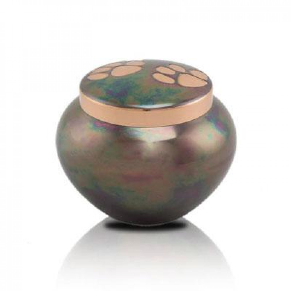 Pet’s Max. Wt. Up to 25 lbs. Raku Cremation Urn