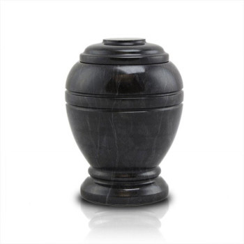 Max. Wt. Up to 20 lbs. Midnight Marble Cremation Urn