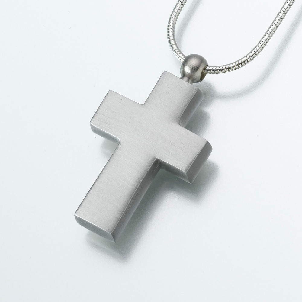 Pewter Cross Keepsake Pendant