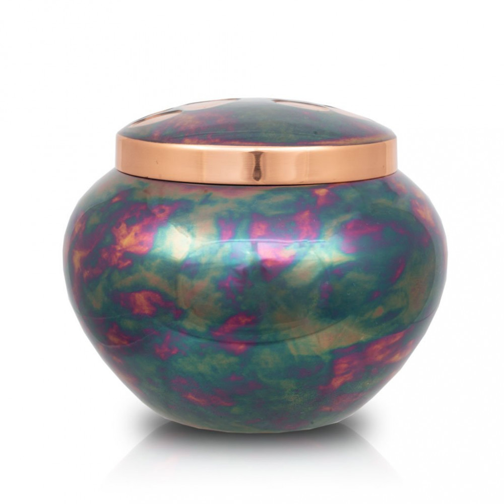 Pet’s Max. Wt. Up to 40 lbs. Raku Cremation Urn