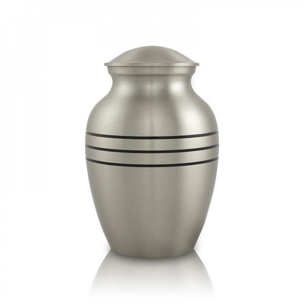 Max. Wt. Up to 40 lbs. Traditional Pewter Cremation Urn