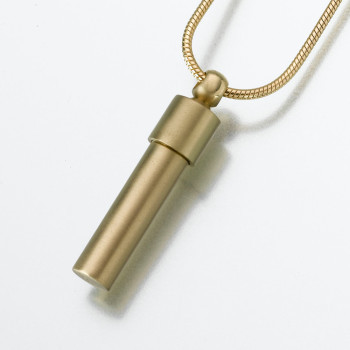 Bronze Cylinder Keepsake Pendant