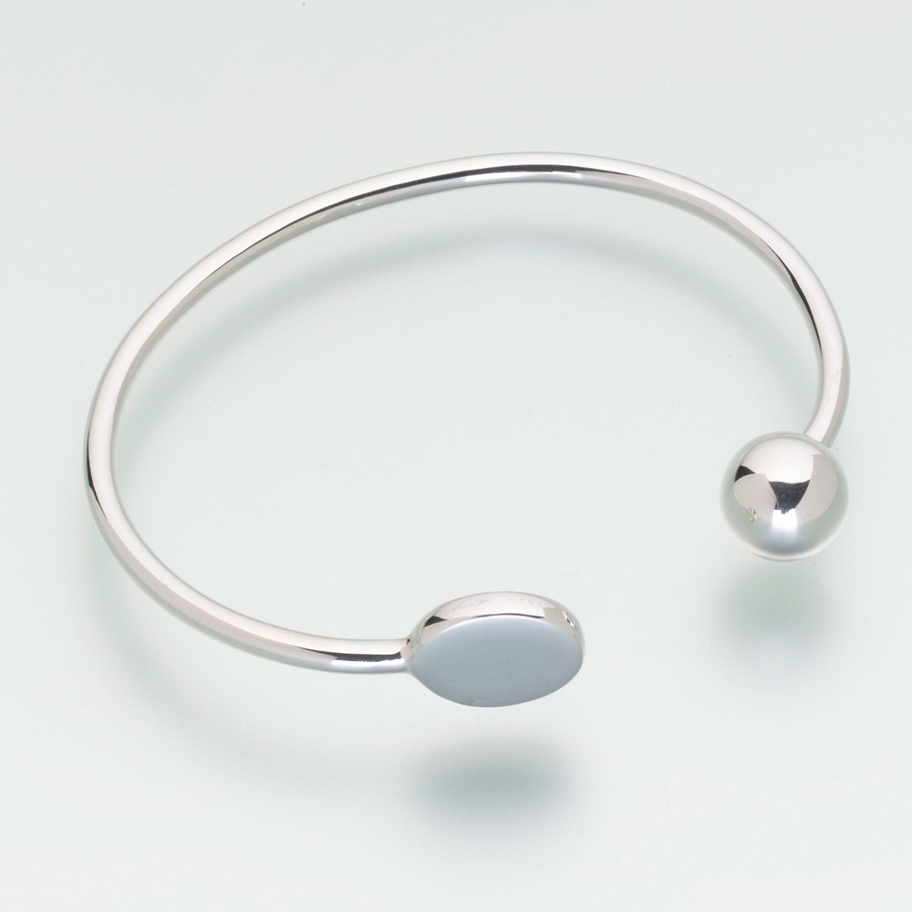 Sterling Silver Bangle Keepsake Bracelet