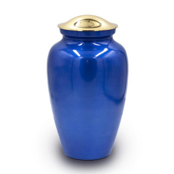 Max. Wt. Up to 200 lbs. Ocean Blue Cremation Urn