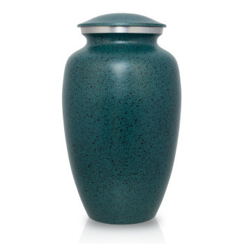 Max. Wt. Up to 200 lbs. Two-Tone Green Cremation Urn