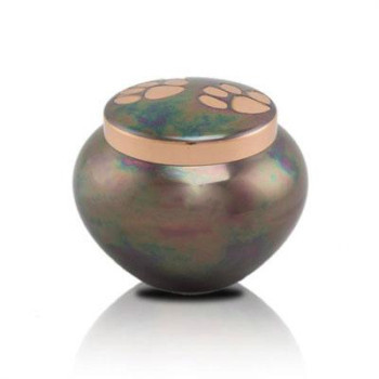 Pet’s Max. Wt. Up to 25 lbs. Raku Cremation Urn