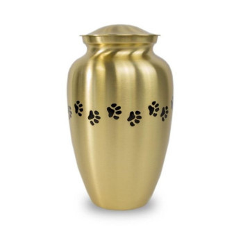 Pet’s Max. Wt. Up to 190 lbs. Bronze Paw Cremation Urn